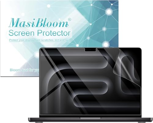 HD-Displayschutzfolie für MacBook Pro 14 Zoll (35,6 cm), M4-Chip, A3112, A3185, A3401, klar, High Definition, kratzfest, 5H Härte, Filter, Laptop-Schutz-Zubehör (für Pro 14 Zoll M4), 2 Stück