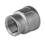 Edelstahl Fitting #240 Reduziermuffe 1/2 x 3/8 Zoll Übergangsmuffe Gewindefitting