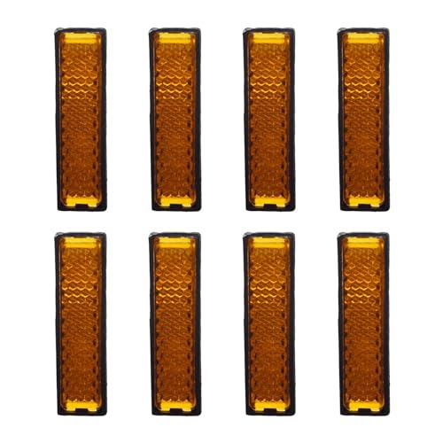 8 Stück Pedalreflektoren, Reflektoren für Pedale, Reflektoren für Fahrradpedale, Reflektoren für Fahrrad, Sicherheitsausrüstung für Nachtradfahren