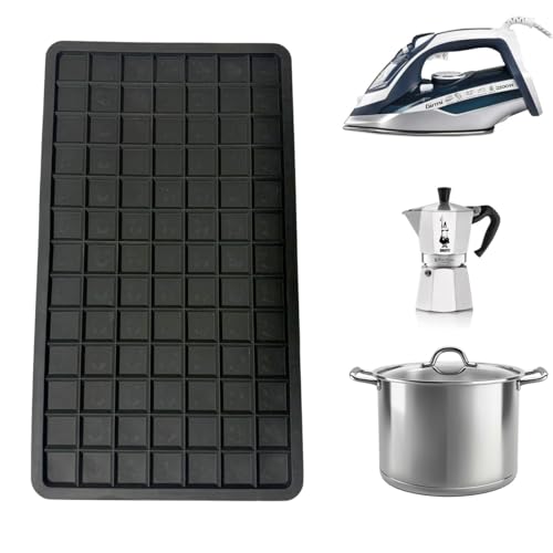 Today - 100% Silikon Hitzebeständige Bügeleisenmatte - Hitzebeständig bis 210°C - multifunktional für Kaffeemaschinen und Töpfe