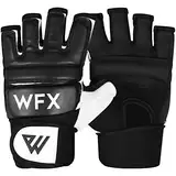 WFX Boxsack-Boxhandschuhe, Karate-Handschuhe, MMA, Body Combat, Taekwondo-Training, Kampfsport, Kämpfen, Grappling, Muay Thai, S, Schwarz