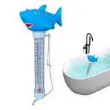 Schwimmendes Pool Thermometer,Spielerisches Babybadewannen-Thermometer - Bruchsicheres Schwimmbadthermometer Mit Schnur Für Whirlpools, Aquarien & Badetonnen