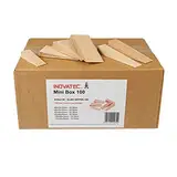 Inovatec 100 x Holz Keile Hartholzkeile Buchenholz, natur, gemischte Auswahl