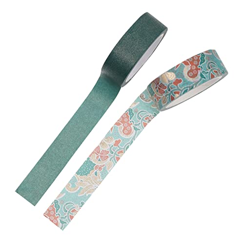 STOBOK 2 Stk Klebebandtasche Tagebuchband Briefklebeband Washi-tape-aufkleber Fotoalbumband Washi-klebebänder Washi-klebeband Klebebandplaner Papier Dekorative Oberfläche Handbuch