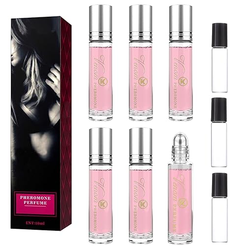 6 Pcs Pheromon Parfum Woman Roller Ball Parfüm Für Männer Und Frauen Venom Pheromon Parfüm für Romantik Pheromone Parfum für Frauen Erotic Intimate Partner Perfume mit 3 Kugelflaschen