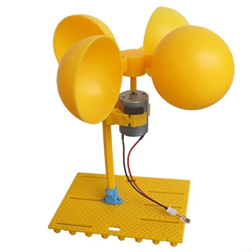 Wind Power Generation Motor, Wind Turbine Generator Kit DC Generator with Holder Blades Brushless Motor for Education Model