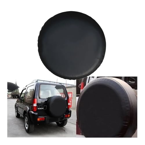 Universal-Ersatzreifenabdeckung für Allradantrieb, 4 x 4, Schwarz, passend für Reifen (38,1 cm)