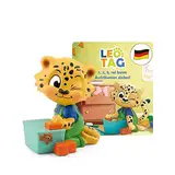 tonies Hörfiguren für Toniebox, Leos Tag – 1, 2, 3, sei beim Aufräumen dabei!, Hörspiel mit Liedern für Kinder ab 3 Jahren, Spielzeit ca. 50 Minuten