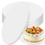 LWAIX Sottotorta Tondo 30 cm 12mm Cake Board Vassoio per Torta Rotondo per Decorazione di Torte di Matrimoni e Compleanno 5PCS (Weiß)