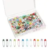 240Pcs Safety Pins 19mm Small Safety Pins Mini Safety Pins Colored Safety Pins for Clothing Sewing Pinning Handicrafts Jewelry Making