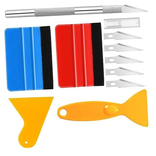 Ciieeo 1Satz Auto Folierung Teiliges Tönungsfilm Werkzeug Kit aus Langlebigem für Fenster Tönung Vinyl Folie Anwendung und Auto Schutzfolie