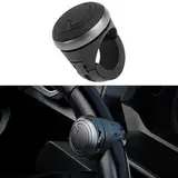 ZXLZHGS Auto Lenkrad Drehknopf, Kompatibel mit Aston Martin DBX, Rutschfester Auto Lenkrad Drehknopf Power Ball Auxiliary Booster Handle,Black