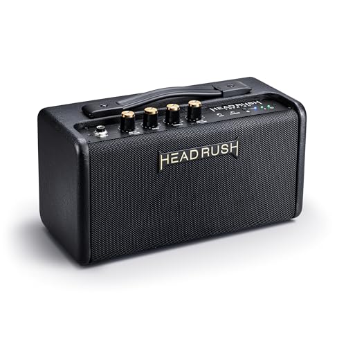 HeadRush FRFR-GO - 30W Verstärker für elektrische und Bassgitarren mit dualen 3" Lautsprechern, Bluetooth und Akku für Multi-FX/Amp Modeling Pedale