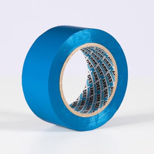 FORZA Robustes PVC-Markierungsband [38mm/50mm] – 6 Farben erhältlich (Blau, 50mm)