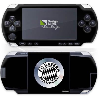 Skin kompatibel mit Sony PSP 1000 Folie Sticker Offizielles Lizenzprodukt FCB FC Bayern München