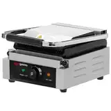 GGM Gastro | KGKB100 | Kontaktgrill - 2,2 kW - oben & unten Gerillt - Grillfläche: 230x230mm