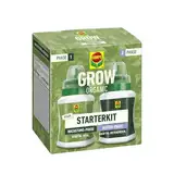 COMPO GROW ORGANIC Starterkit für Cannabispflanzen - Hanfdünger für die Wachstums- und Blütenphase Indoor & Outdoor - organisch - 2x250 ml