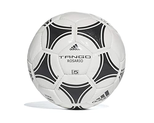 adidas 656927 Trainingsball Tango Rosario Fußball, White/Black, 5