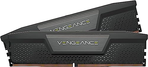 Corsair VENGEANCE DDR5 RAM 32GB (2x16GB) 6000MHz CL30 Intel XMP iCUE Kompatibel Computer Speicher - Schwarz (CMK32GX5M2B6000C30)