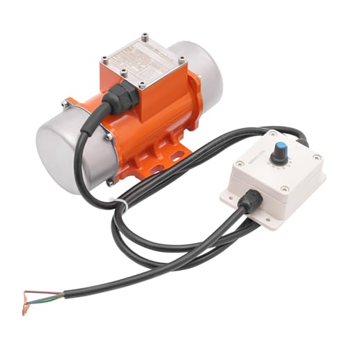40/50/60W Vibrationsmotor mit Drehzahlregler 220V 50Hz, 9 Geschwindigkeiten 1P Rüttelmotor 1000~3000U/min Mehrzweckmotor für Bergbau Metallurgie Kohle Elektrizität Bauwesen (50, Watt)