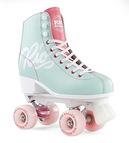 Rio Roller Rollschuhe Script Teal/Coral (39.5)