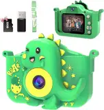 Kinderkamera 1080P HD mit 32GB TF-Karte, USB-Kartenleser und Selfie-Funktion – Ideal für Jungen und Mädchen 3-12 Jahre, Förderung von Kreativität