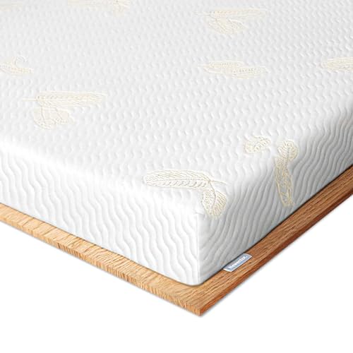 Newentor® Matratzen Topper 180x200cm H2 H3, Matratzentopper 180x200 Schlafsofa Bett Gelschaum, Mattress Topper 180x200 Boxspringbett Gel Bezug Kaltschaum 7CM Höhe