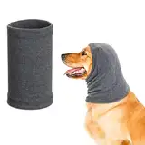 Hoodie für Hunde und Katzen, Anti-Lärm-Hunde-Ohrenschützer, Gehörschutz Hund Beruhigende Ohrenschützer lärmschutz für Hunde, Lärmschutz Haustier Snood für Hunde und Katzen (Grau, L)