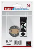 tesa Power.Kit-Adapter BK20, selbstklebendes Ersatzteil-Set, Zamak-Ring, Durchmesser 41mm, Höhe 8mm