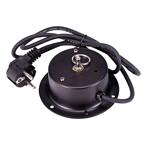 ETEC Professional Show Equipment Motor SKM30 für Spiegelkugel Discokugel Drehmotor bis 30cm mit Netzstecker