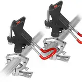 Leeko Rutenhalter, Angelrute Halter 2 Stück Edelstahl Universal Ruten Ständer 360°Verstellbar Angelrutenhalter Angelzubehör Boden Tragbar und Abnehmbar (Bootgestützte)