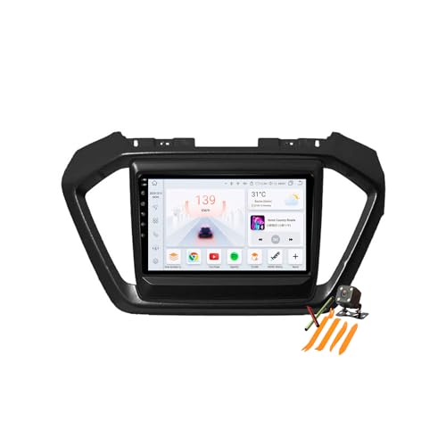 Autoradio Android 13.0 Navi 2 Din Stereo für Isuzu D-MAX/MU-X 2019-2024 Sat GPS Navigation 9 Zoll Cartablet DVD Multimedia Player FM BT Receiver mit Carplay 4G 5G WiFi DSP SWC,B,M6 Pro Plus 2