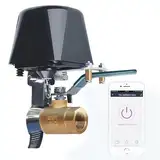 Jinvoo Smart Water Valve, WLAN-Wasserventil, verbesserte Version des intelligenten Wasserventil-Schließens, automatischer Kugelhahn-Bewässerungstimer, kompatibel mit Alexa und Google(1 Stück)