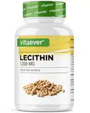 Lecithin 1200 mg - 300 Softgels - Premium: Mit Phosphatiden - Sojalecithin ohne Gentechnik - Hochdosiert - Premium Qualität