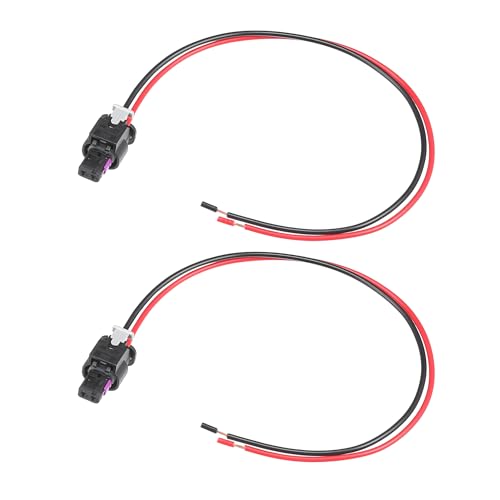 Hihaha Auto Seitenmarkierungs-Steckverbinder-Kabelbaum für Dodg Charger 2015-2022 / Innen/Robustes Kunststoffmaterial / 2 Stück Schwarz Rot