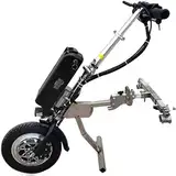 Umbau eines manuellen Rollstuhls in einen Elektrorollstuhl, Elektro-Handbike-Rollstuhlaufsatz, 500-W-Umrüstsatz, 3-Gang-Einstellung, 65 km Reichweite, USB-Aufladung, für Faltrollstühle,B