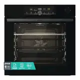 Gorenje 738009 OptiBake Advanced BSA 6747 A04BG Einbau-Backofen / 77L / Heißluft/AutoBake/Touch Bedienung/Bratenthermometer/GentleClose & Open/SteamAssist/StepBake/PizzaMode 300°C/schwarz