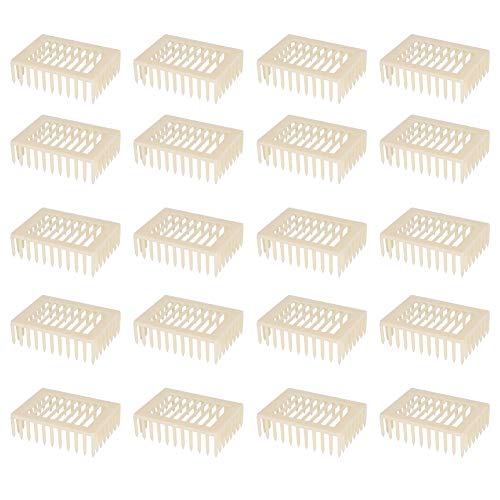 Queen Cage, Kunststoff Queen Bee Cages 20pcs Transporting Catcher Imkereizubehör Aufzucht Cup Kit Transporting Catcher Box Imker Ausrüstung Werkzeug