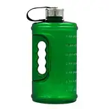 JOEBO Wasserflasche, große Reisebecher, 2,2 l, große Kapazität, Outdoor-Sport, Fitness, Wandern, Trinkwasserflasche, Becher – Grün/1660