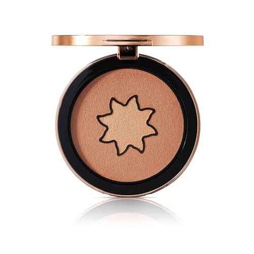 M. Asam MAGIC FINISH Satin Bronzer Amber & Walnut (6,5 g) – Hochpigmentiertes Bronzer Puder-Duo, Make-Up mit hautverschönerndem Vitamin E, Puder-Blush für einen individuellen Softbronzing-Effekt