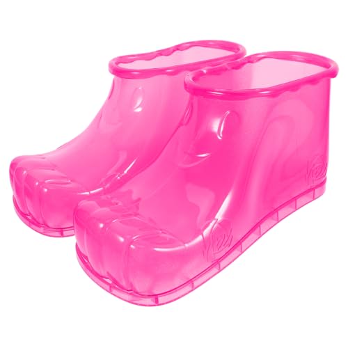 1paar Fußbad Schuhe Für Entspannende Fußbäder Tragbare Fußsoaker Stiefel Aus Pvc Für Fußmassagen Und Familienanwendungen Einfach Zu Reinigen