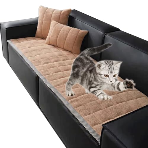 Samt Sofabezug Sofaschoner Antirutsch1 2 3 4 Sitzer, Form Sofaüberwurf rutschfest,Sofa Überzug Hundedecke Sofa Couch Überzug Couch Überzug Sofa Überwurf (Color : 4@, Size : 50x130cm)