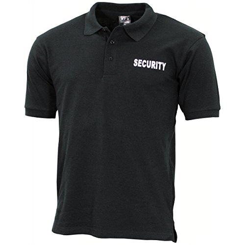 MFH Security Polo - Schwarz Größe 3XL