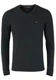 Tommy Hilfiger Herren, Pullover, Flag Black, M