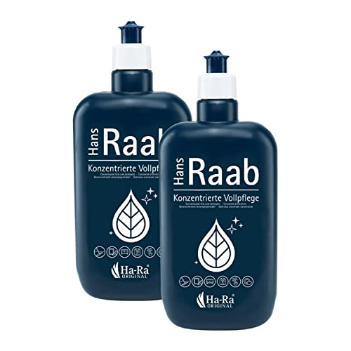 Hans Raab Konzentrierte Vollpflege Original Set 2 x 500 ml I Universalreiniger für Haushalt, Garten und Auto I Sparsam, vielseitig, umwelt- & hautfreundlich I Rohstoffe gut biologisch abbaubar