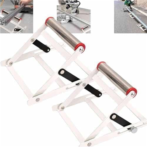 Adjustable Cutting Machine Support Frame,Table Saw Stand Height Adjustable,Metal Cutting Machine Work Support Stand,Cutting Machine Attachment,Material Support Frame,Angle Grinder Holder (2 Pcs)