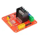 CRILSTYLEO L298N Dual H Brücke DC Schrittmotor Treibermodul Controller Board Gleichstrommotortreiber Baugruppe Ideal Für Stellmotoren Motoren Und Modellbau 2 Stück