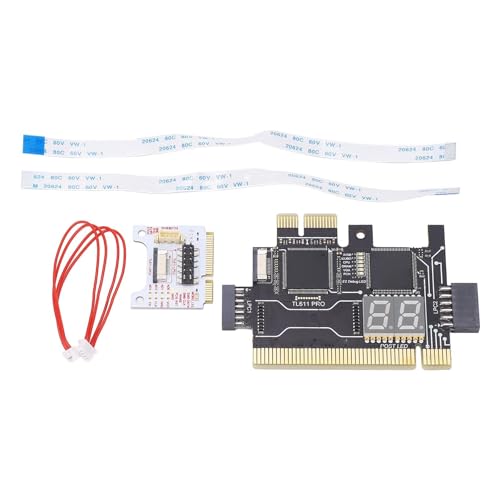 TL611 Pro Motherboard-Diagnosekarte, Hohe Erkennungsrate, LED-Anzeige Leuchtet PCB PCI E LPC Zur Computer-Fehlerbehebung