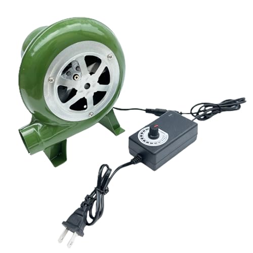 BBQ -Kamingebläse - Elektrischgebläse Für BBQ | Elektrischer Schmied Forge Blower | Zentrifugalluftpumpe - BBQ Ersatz Kaminlüftergebläse duals -Purple -Wechselstrom- Und DC -Elektrogebläse Zum Camping