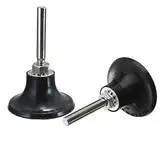 Mesee 2 Stück Roll Lock-Scheiben Halter, Disc Pad Halter Schleifteller mit 1/4 zoll Schaft für Roll Lock Runde Drehwerkzeug Schleifen Polier-Finish Conditioning Discs